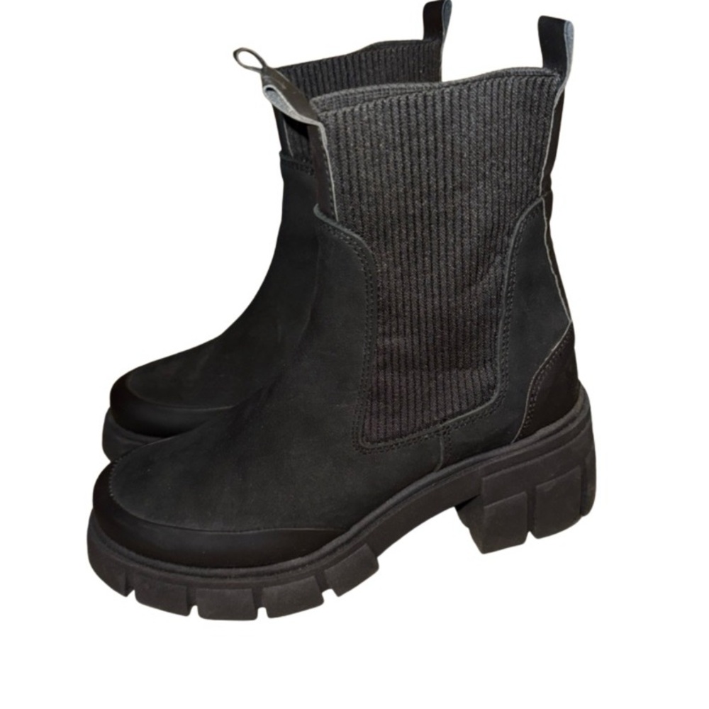 Steve Madden Black Ankle Boots